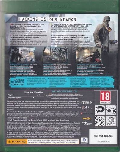 Watch dogs - Xbox One Spil (A-Grade) (Genbrug)